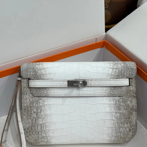 HERMES ケリー デペッシュ 25cm クラッチバッグ マットワニ腹皮 ヒマラヤホワイト サイズ: HERMES ケリー デペッシュ 25cm クラッチバッグ マットワニ腹皮 ヒマラヤホワイト サイズ: