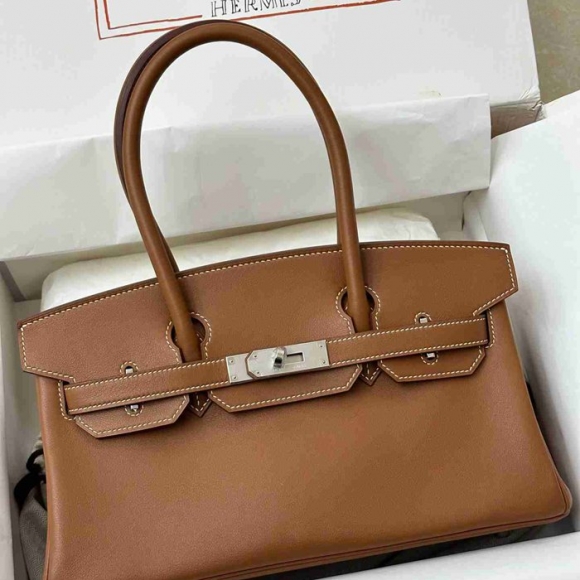 HERMES バーキン 29cm カーフスキン ブラウン 斜め掛けバッグ 新作 セミハンドメイド 29cm Birkin 29cm サイズ:29cm HERMES バーキン 29cm カーフスキン ブラウン 斜め掛けバッグ 新作 セミハンドメイド 29cm Birkin 29cm サイズ:29cm