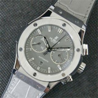 HUBLOT クラシックフュージョン 自動巻き シルバー革ベルト 対応迅速