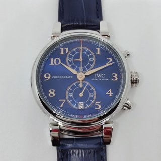 IWC ダヴィンチ クロノ IW393402 ブルー ローレウス コピー IWC ダヴィンチ クロノ IW393402 ブルー ローレウス コピー