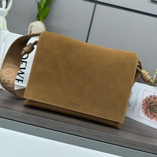 LOEWE 062404 スエード牛皮革 フラメンコ サイズ:34x24x12cm LOEWE 062404 スエード牛皮革 フラメンコ サイズ:34x24x12cm