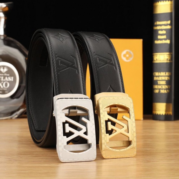 LV メンズ ベルト 自動バックル 35mm LV メンズ ベルト 自動バックル 35mm
