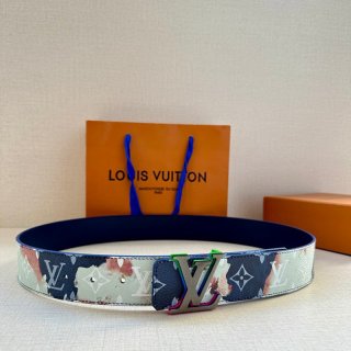 LV メンズ ベルト イニシャル 両面用 4.0cm LV メンズ ベルト イニシャル 両面用 4.0cm