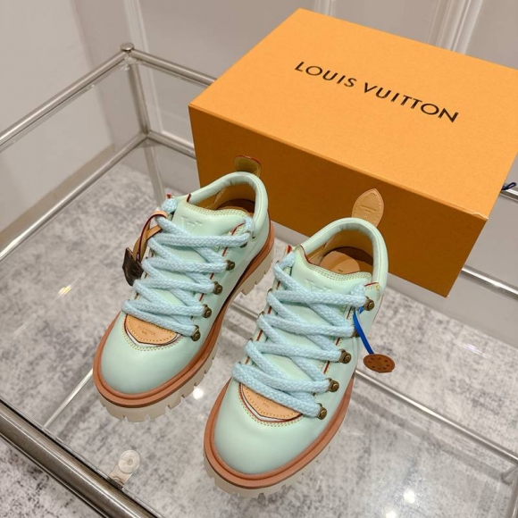 【LOUISVUITTON】リミックス登山ブーツレザーブーツ厚底ブーツメンズレディース 【LOUISVUITTON】リミックス登山ブーツレザーブーツ厚底ブーツメンズレディース