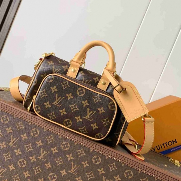 LOUIS VUITTON M14981 牛皮 モノグラム キャンバス ハンドバッグ サイズ:25.0x15.0x11.0cm LOUIS VUITTON M14981 牛皮 モノグラム キャンバス ハンドバッグ サイズ:25.0x15.0x11.0cm