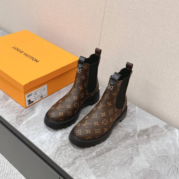 【LOUISVUITTON】マーチンブーツレザーブーツショートブーツレディース 【LOUISVUITTON】マーチンブーツレザーブーツショートブーツレディース