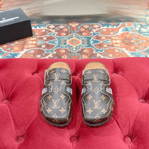 【LOUISVUITTON】BIRKENSTOCKコラボボストンサンダルスリッポンメンズレディース 【LOUISVUITTON】BIRKENSTOCKコラボボストンサンダルスリッポンメンズレディース