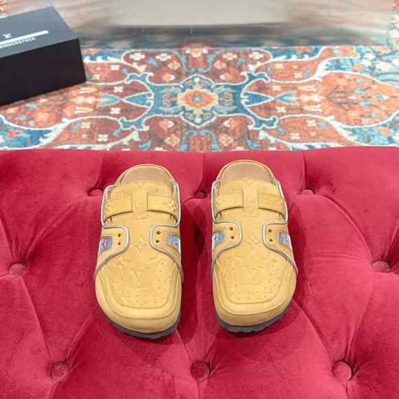 【LOUISVUITTON】BIRKENSTOCKコラボボストンサンダルスリッポンメンズレディース 【LOUISVUITTON】BIRKENSTOCKコラボボストンサンダルスリッポンメンズレディース
