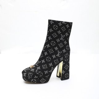 【LOUISVUITTON】ショートブーツ厚底ハイヒールブーツレディース 【LOUISVUITTON】ショートブーツ厚底ハイヒールブーツレディース