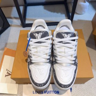 【LOUISVUITTON】トレーナースニーカーデニムスニーカーバスケットボールシューズメンズレディース 【LOUISVUITTON】トレーナースニーカーデニムスニーカーバスケットボールシューズメンズレディース