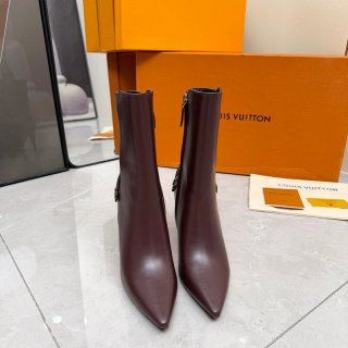 【LOUISVUITTON】ポイントトゥブーツレザーブーツハイヒールブーツレディース 【LOUISVUITTON】ポイントトゥブーツレザーブーツハイヒールブーツレディース
