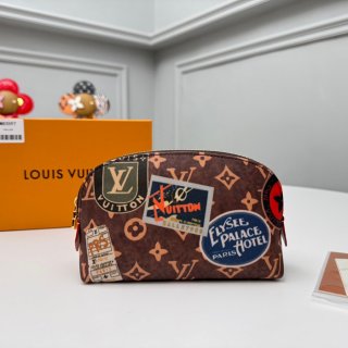 LOUIS VUITTON M83597 コスメポーチ フライトモード モノグラム サイズ:19x12cm