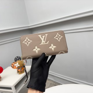 LOUIS VUITTON M69794 ジッピー長財布 モノグラムアンプラント グレー サイズ:19.5x10.5x2.5cm