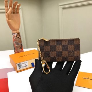 LOUIS VUITTON N62658 コインキーケース ダミエエベン サイズ:12x7cm LOUIS VUITTON N62658 コインキーケース ダミエエベン サイズ:12x7cm