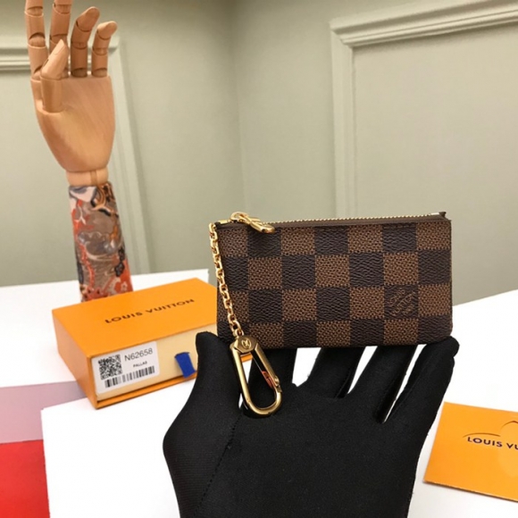 LOUIS VUITTON N62658 コインキーケース ダミエエベン サイズ:12x7cm LOUIS VUITTON N62658 コインキーケース ダミエエベン サイズ:12x7cm