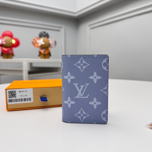 LOUIS VUITTON M14112 ポケットオーガナイザー モノグラム×タイガ ブルー サイズ:8x11cm LOUIS VUITTON M14112 ポケットオーガナイザー モノグラム×タイガ ブルー サイズ:8x11cm