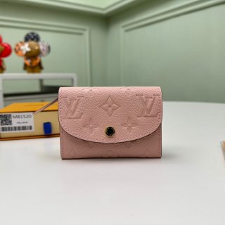 LOUIS VUITTON M81520 ロザリーゼロ財布 モノグラムアンプラント ピンク サイズ:11x8x2.5cm LOUIS VUITTON M81520 ロザリーゼロ財布 モノグラムアンプラント ピンク サイズ:11x8x2.5cm