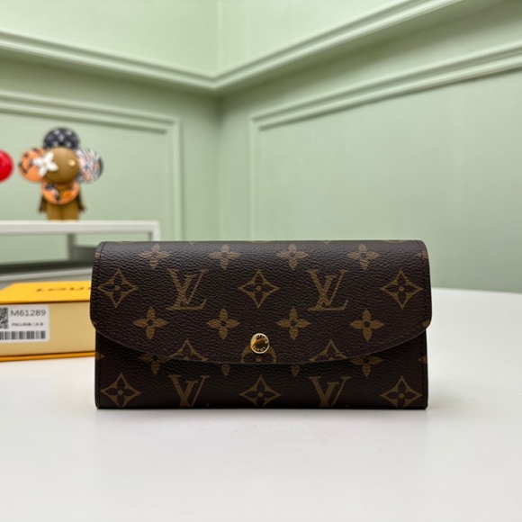 LOUIS VUITTON M61289 エミリー長財布 モノグラム ピンク サイズ:19x10cm LOUIS VUITTON M61289 エミリー長財布 モノグラム ピンク サイズ:19x10cm