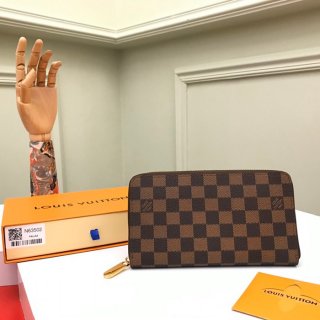 LOUIS VUITTON N63502 ジッピーオーガナイザー ダミエエベン サイズ:21x12cm
