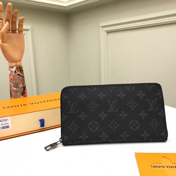LOUIS VUITTON M62581 ジッピーオーガナイザー モノグラムエクリプス サイズ:21x12cm LOUIS VUITTON M62581 ジッピーオーガナイザー モノグラムエクリプス サイズ:21x12cm