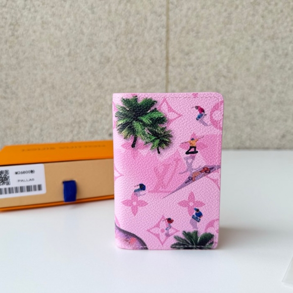 LOUIS VUITTON M26800 ポケットオーガナイザー モノグラム スケボー ピンク サイズ:5x11.1cm LOUIS VUITTON M26800 ポケットオーガナイザー モノグラム スケボー ピンク サイズ:5x11.1cm