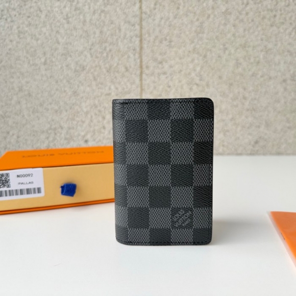 LOUIS VUITTON N00092 財布 ダミエグラファイト サイズ:11.5x9cm LOUIS VUITTON N00092 財布 ダミエグラファイト サイズ:11.5x9cm