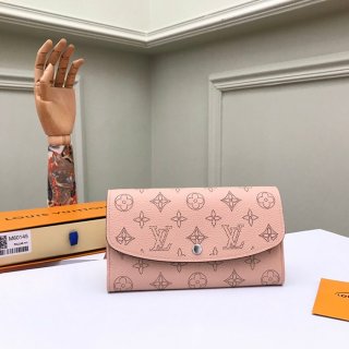 LOUIS VUITTON M60145 イリス長財布 モノグラムレース ピンク サイズ:19x12cm