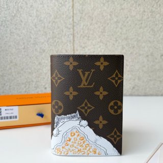 LOUIS VUITTON M25753 パスポートケース グレースコディントンコラボ サイズ:14x10x2.5cm