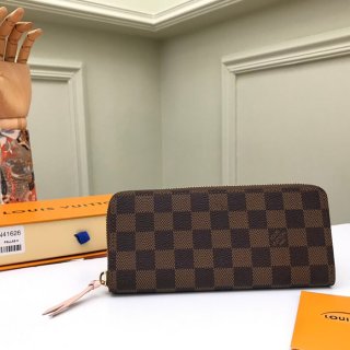 LOUIS VUITTON N41626 クレマンス長財布 モノグラム×ピンク サイズ:19cm LOUIS VUITTON N41626 クレマンス長財布 モノグラム×ピンク サイズ:19cm