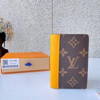 LOUIS VUITTON 12834 ポケットオーガナイザー モノグラムマッカーサー イエロー サイズ:7.5x11.1cm LOUIS VUITTON 12834 ポケットオーガナイザー モノグラムマッカーサー イエロー サイズ:7.5x11.1cm