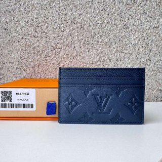 LOUIS VUITTON M14789 カードケース ダブル モノグラムシャドウ ブルー サイズ:11x7x1.5cm LOUIS VUITTON M14789 カードケース ダブル モノグラムシャドウ ブルー サイズ:11x7x1.5cm
