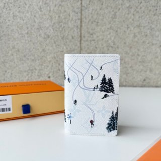 LOUIS VUITTON M14882 ポケットオーガナイザー カラードモノグラム スポーツシーン ホワイト サイズ:7.5x11.1cm
