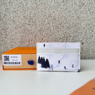 LOUIS VUITTON M14864 カードケース カラードモノグラム スポーツシーン ホワイト サイズ:11x1.5cm LOUIS VUITTON M14864 カードケース カラードモノグラム スポーツシーン ホワイト サイズ:11x1.5cm