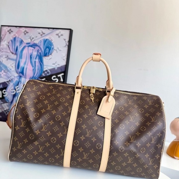 LOUIS VUITTON M41414 キープオール55 サイズ:55x31x26cm LOUIS VUITTON M41414 キープオール55 サイズ:55x31x26cm