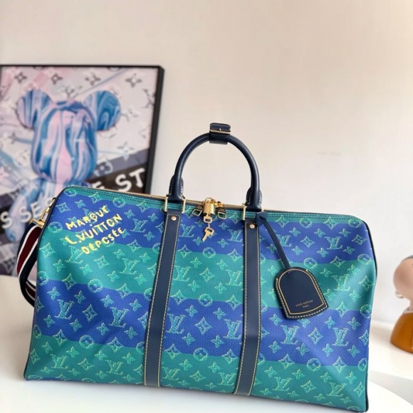 LOUIS VUITTON M25900 キープオール50 サイズ:50x29x23cm LOUIS VUITTON M25900 キープオール50 サイズ:50x29x23cm