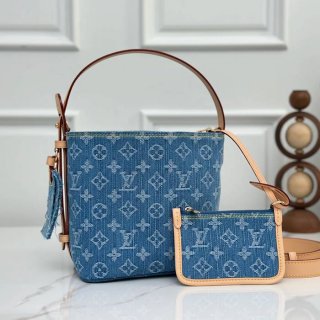 LOUIS VUITTON M28107 デニム 配色 デニム ショルダーバッグ ショルダー 18x16x12cm サイズ:18x16x12cm