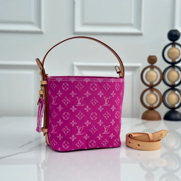 LOUIS VUITTON M27626 デニム 配色 レッド ショルダーバッグ ショルダー 18x16x12cm サイズ:18x16x12cm