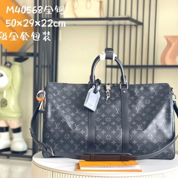 LOUIS VUITTON M40568 イタリアA級レザートラベルバッグ サイズ:50x29x22cm LOUIS VUITTON M40568 イタリアA級レザートラベルバッグ サイズ:50x29x22cm