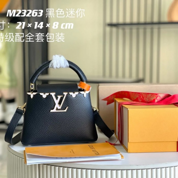 LOUIS VUITTON M23263 PU モノグラム ブラック 斜め掛けバッグ 斜め掛け 21x14cm サイズ:21x14cm LOUIS VUITTON M23263 PU モノグラム ブラック 斜め掛けバッグ 斜め掛け 21x14cm サイズ:21x14cm