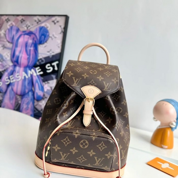 LOUIS VUITTON M11198 牛皮 キャンバス リュックサック リュック 30x28x18cm サイズ:30x28x18cm LOUIS VUITTON M11198 牛皮 キャンバス リュックサック リュック 30x28x18cm サイズ:30x28x18cm