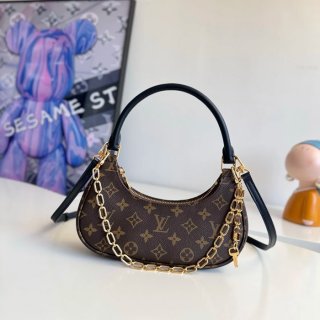 LOUIS VUITTON M25223 牛皮 モノグラム キャンバス 斜め掛けバッグ レディース斜め掛けチェーン 24x10cm サイズ:24x10cm LOUIS VUITTON M25223 牛皮 モノグラム キャンバス 斜め掛けバッグ レディース斜め掛けチェーン 24x10cm サイズ:24x10cm