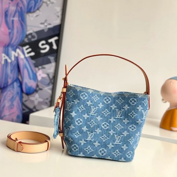 LOUIS VUITTON M28107 デニム 配色 デニム ショルダーバッグ レディースショルダー 18x16x12cm サイズ:18x16x12cm LOUIS VUITTON M28107 デニム 配色 デニム ショルダーバッグ レディースショルダー 18x16x12cm サイズ:18x16x12cm