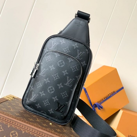 LOUIS VUITTON M47137 コーティングキャンバスショルダー アベニュー サイズ:33x16x5.7cm