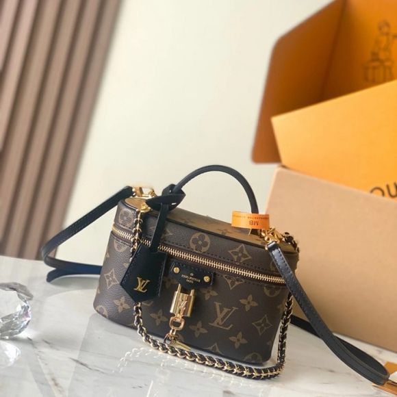 LOUIS VUITTON M47125 キャンバス クラシック 斜め掛けバッグ レディース斜め掛けチェーン サイズ:19.0x11.5x6.5cm