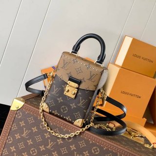 LOUIS VUITTON M82465 牛皮 モノグラム キャンバス 斜め掛けバッグ レディース斜め掛けチェーンフラップ 17.6x12.5cm サイズ:17.6x12.5cm