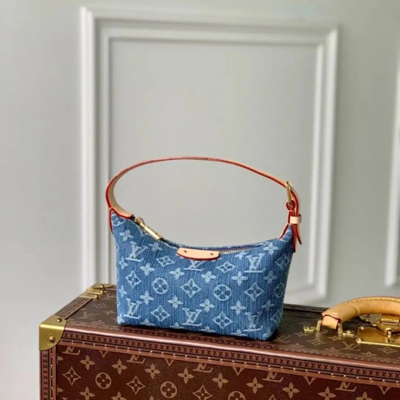 LOUIS VUITTON M82949 キャンバス モノグラム デニム ショルダーバッグ レディースショルダーハンド 20.5x16cm サイズ:20.5x16cm LOUIS VUITTON M82949 キャンバス モノグラム デニム ショルダーバッグ レディースショルダーハンド 20.5x16cm サイズ:20.5x16cm