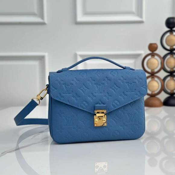 LOUIS VUITTON M41487 モノグラム ブルー 斜め掛けバッグ レディース斜め掛け 25x19cm サイズ:25x19cm