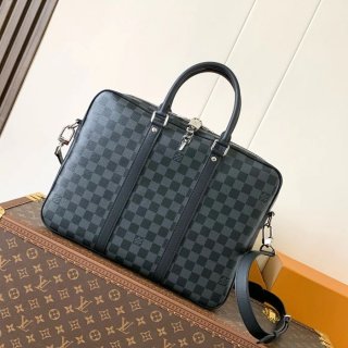 LOUIS VUITTON M52005 モノグラムブリーフケース ポートドキュメント サイズ:35x27cm LOUIS VUITTON M52005 モノグラムブリーフケース ポートドキュメント サイズ:35x27cm