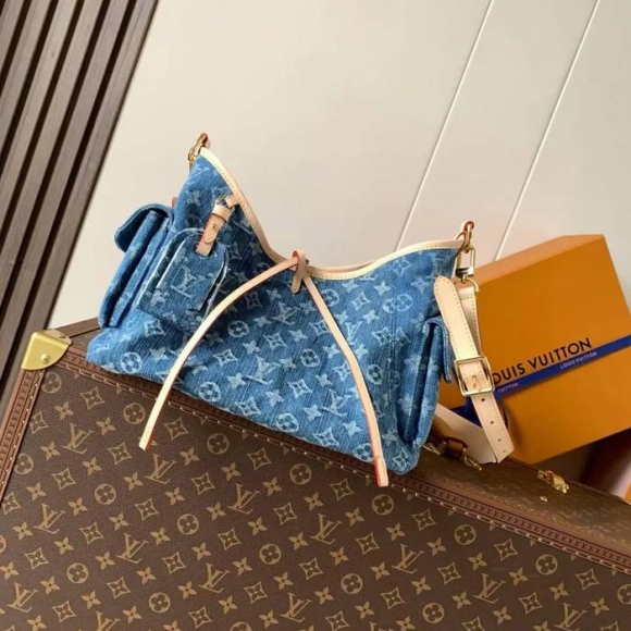 LOUIS VUITTON M27623 配色 ブルー 斜め掛けバッグ レディース斜め掛け手提げ 33.5x23x15cm サイズ:33.5x23x15cm LOUIS VUITTON M27623 配色 ブルー 斜め掛けバッグ レディース斜め掛け手提げ 33.5x23x15cm サイズ:33.5x23x15cm