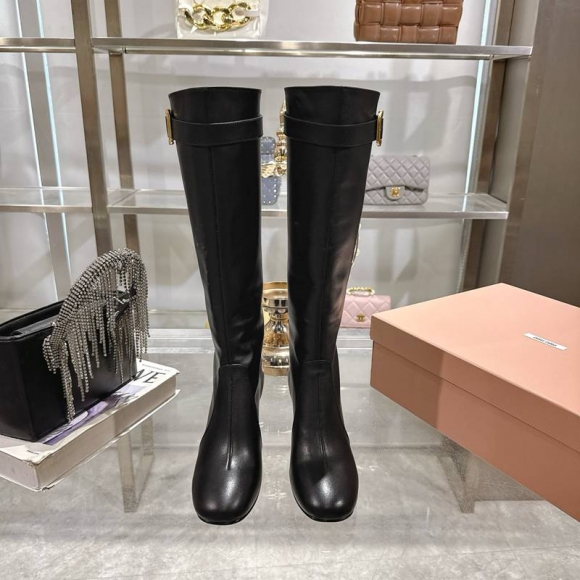 【MIUMIU】ショートブーツレザーブーツヒールブーツレディース 【MIUMIU】ショートブーツレザーブーツヒールブーツレディース